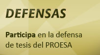 Participar en las defensas PROESA y Tesis