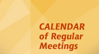 Calendar of Regular Meetings